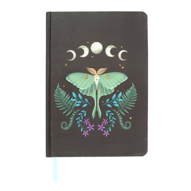 Luna Moth Notebook A5