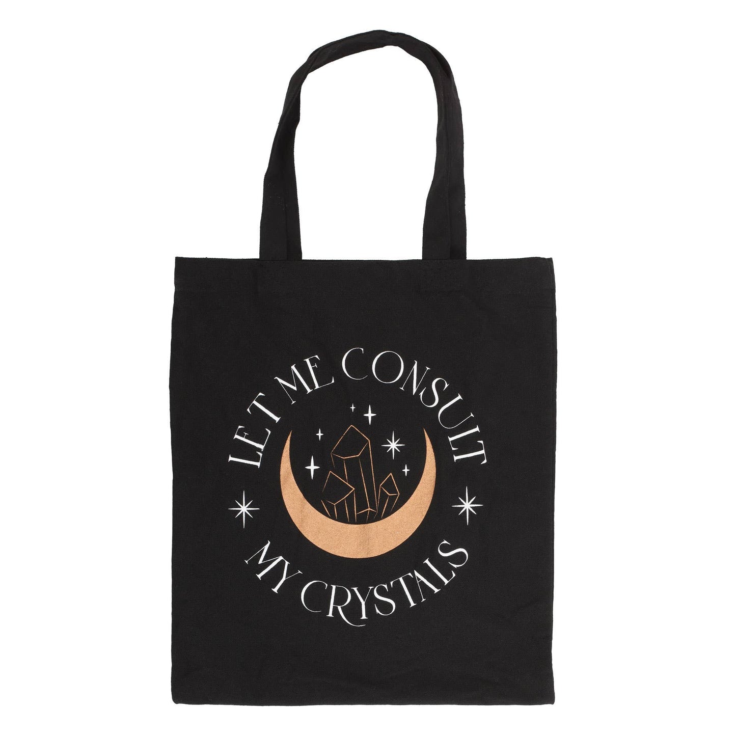 Tote Bag Let Me Consult My Crystals -Cotton